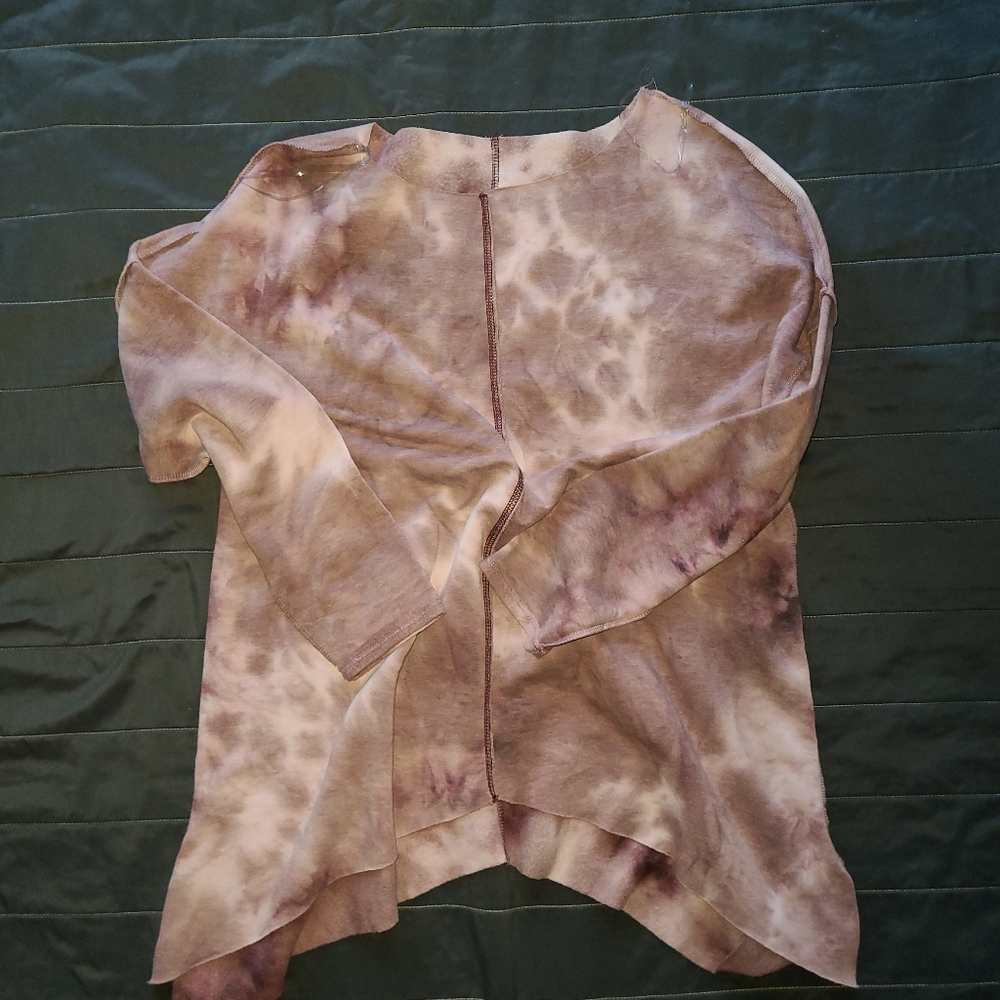 Long Sleeve Tie-Dye Top